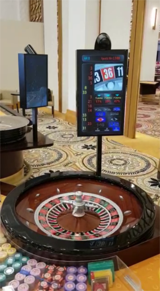 Display de estadísticas para ruleta